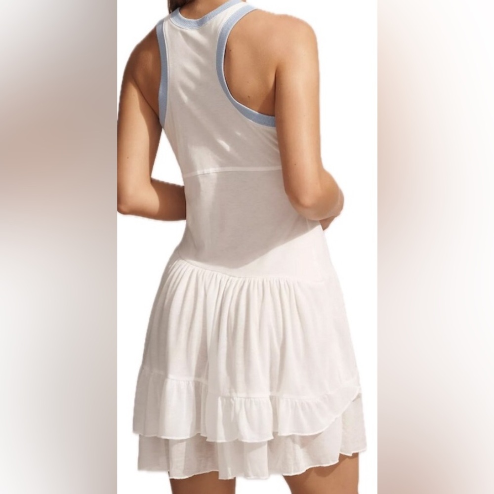 NWT Anthropologie Daily Practice Varsity Sleeveless Midi Tank Dress size S - Picture 2 of 2
